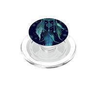 Dreamcatcher Boho Rainbow Dark Feather Dark Blue Dreams PopSockets PopGrip pour MagSafe