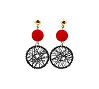 Dreamcatcher boucles d'oreilles pour les filles des femmes, Boho Style Dream Catcher boucles d'oreilles à la main Vintage mode boucles d'oreilles goutte vert foncé robuste et rentable