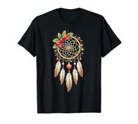 Dreamcatcher Christmas Santa Feather Xmas Dream Catcher T-Shirt