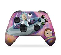 DreamController Schwifty Rickky & Mortty Contrôleur X-Box personnalisé sans fil compatible avec X-Box One/Series X/S Fièrement personnalisé aux États-Unis avec HydroDIP permanent (pas seulement une