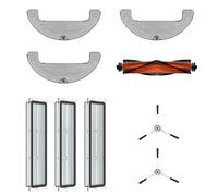 Dreame 1x Brosse Principale 2X brosses latérales 3X Filtre à Cartouche Anti-poussière 3X Chiffon Lavable pour aspirateur Robot D10 Plus