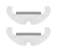 Dreame 1x Paire de serpillières de remplacement pour robot D10s Plus/D9 Plus, pression constante, nettoyage des sols, serpillière avec autocollants pratiques pour un retrait facile