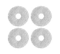 Dreame 4x chiffons de rechange (×2 paires) compatibles avec X50 Master/L50 Pro Ultra/X50 Ultra/L10s Ultra Gen 2/L40 Ultra AE/L40s Pro ultra/X40 Ultra/L10s Pro Ultra/L10s Pro Gen2/X40 Master