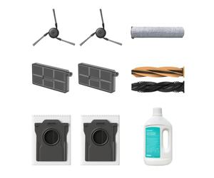 DREAME Accessoirekit Robotstofzuiger Aqua10UltraRoller Complete en Aqua10 Roller, 1 HyperStream DuoBrush, 2 Zijborstels, 2 Filters, 2 Stofzakken, 1 Rollermop, Reinigingsmiddel 1l