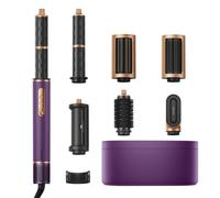 Dreame Airstyle Pro Violet, Appareil De Coiffure 7 En 1, Séchage Rapide, 2 Enrouleurs, Brosse Lissante, Moins De Frisottis, Emballage En Cuir, Coiffage Par Flux D'Air
