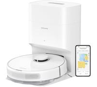 Dreame D10 Plus Gen 2 Robot Aspirateur Laveur avec Vidange Automatique Poussière, Stocke jusqu'à 90 Jours de Poussière, Navigation LiDAR, Aspiration 6000Pa Tapis et Poils d'animaux, Batterie 285 Mi