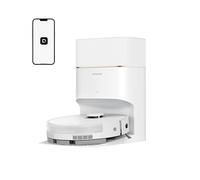 dreame D20 Pro Plus Robot Aspirateur 2-en-1, 13 000 Pa, Double Brosse, Auto-Vidage, Laser Navigation, Capteur Distance, Poils d’Animaux, Coins, Sols Durs & Tapis, Batterie 5200 mAh