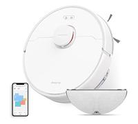 dreame D9 Max Aspirateur Robot Laveur 2 en 1, Navigation LDS Intelligente Laser 4 000Pa, Cartes pour sols Multiples, pour Les sols,Tapis, Poils d'animaux, WiFi/Alexa/App Contrôle, Blanc