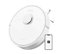 dreame D9 Max Gen 2 Robot Aspirateur Laveur 6 000Pa, Navigation LDS Intelligente Laser, Brosse en Caoutchouc, Aspiration et Lavage 2-en-1, Nettoyage des moquettes, WiFi/Alexa/App Contrôle, Blanc