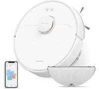 DREAME D9Max White - Aspirateur Robot Laveur 2 en 1 - Navigation LDS Intelligente Laser - 4 000Pa - Cartes pour sols Multiples