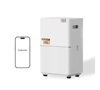 DREAME DD20 Déshumidificateur, déshumidification haute efficacité 20 L/jour