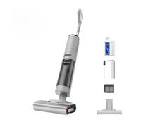 DREAME G10 Pro Aspirateur Laveur, 16000Pa, Aspirateur/Balai/Serpillière, Liquides/Solides, Brosse à Deux Bords, Nettoyage Automatique à Double Rotation, 35 Min. d'Autonomie, Grand Affichage LED, 75dBA