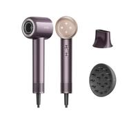 DREAME Glory Combo Sèche-cheveux, moteur professionnel 110 000 tr/min, vitesse du flux d’air 70 m/s,technologie puissante à ions négatifs, ultra-léger,contrôle de la température et de la vitesse d’air