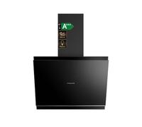 DREAME HZ60 Hotte aspirante inclinée 60cm en Verre Trempé,600 m³/ora,64 dB | Commande gestuelle,4 Niveaux de Vitesse,Recycle interne ou Évacuation extérieure, 60 cm Controllo tattile Hotte Aspirante