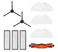 Dreame Kit d'accessoires D9 Pro/D9 Max/L10 Pro : Optimisez votre nettoyage avec 1 brosse principale, 2 brosses latérales, 3 filtres