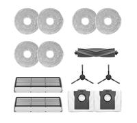 Dreame Kit d'accessoires pour robot L10s Pro Ultra, comprenant 1 brosse principale, 2 brosses latérales, 2 filtres à poussière, 2 sacs de collecte de poussière, 6 chiffons de nettoyage (3 paires)