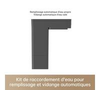 Kit de raccordement d'eau Dreame pour remplissage et vidange automatiques Blanc