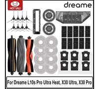 Dreame L10s Pro Ultra Heat, X30 Ultra, X30 Pro accessoires aspirateur remplacement brosse latérale principale filtre vadrouille sac à poussière 1.PCS