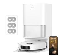 dreame L10s Ultra Gen 3 Kit-A Robot Aspirateur Laveur, 25000Pa, Brosse Latérale Rétractable à Levage, Système AceClean DryBoard, Auto-Nettoyage Serpillière, Séchage à l’Air Chaud, Contrôle Vocal & App