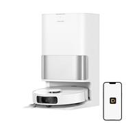DREAME L40 Ultra A Robot aspirateur et laveur avec vidage automatique de la poussière et double système anti-nœuds, aspiration de 24 000 Pa, levage des serpillières à 10,5 mm, base multifonction, nett
