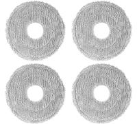 DREAME Lot de 4 tampons de balai à franges compatibles avec X40 Ultra/L10s Ultra/L10s Plus/L10s Pro Gen 2/L40 Ultra/L30 Ultra/X30 Ultra/L20 Ultra/L40 Ultra/L10s Ultra Gen2/X40 Master