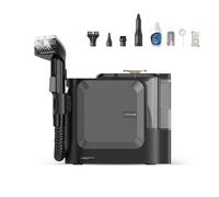 DREAME N20 Nettoyeur de tapis portable à vapeur avec lavage à la vapeur et à l'eau chaude, machine de nettoyage de tissus d'ameublement avec solution de mélange automatique, aspiration puissante de 17