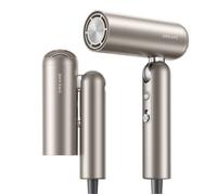 Dreame Pocket Neo Sèche-cheveux Grande Vitesse, 3 Formes pliables,300g, Moteur de 110 000 tr/min, 300 Millions d'ions Négatifs,57