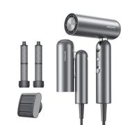 DREAME Pocket Neo Sèche-cheveux Grande Vitesse, 3 Formes pliables, poids léger de 300g, Moteur de 110 000 tr/min, 300 Millions d'ions Négatifs, Température Constante de 57 °C, Séchage en 40s, Gris