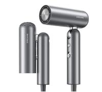 Dreame Pocket Neo Sèche-cheveux haute vitesse,3 formes pliables,300g léger,300 millions d'ions négatifs/cm³, Gris