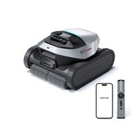 DREAME Poolroboter Z1 Pro, reconnaissance de piscine high-tech & planification de trajectoire, grande puissance d'aspiration, nettoyage du fond de la piscine, des parois & des lignes de niveau d'eau,