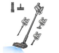 dreame R20 Aspirateur Balai sans Fil, 22 000PA / 190AW, Autonomie 90min, Détection de saleté, Affichage LED, Lumières Bleues,Design Anti-emmêlement, Nettoyage de Maison,Poils et Tapis