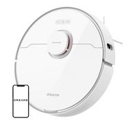 Aspirateur robot Dreame L10 Pro Blanc - Navigation LiDAR 4000 Pa - Batteries rechargeables - Sans sac