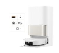 DREAME X50 Ultra Complete Robot Aspirateur Avec Station, 20000 Pa, 6 cm d'Escalade, 89 mm Fin, Brosse Latérale Extensible Et Serpillière, Nettoyage À 80°C, Brosse Double et Brosses Latérales Amovibles