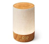 Dreamegg Réveil Lumineux Simulateur d’Aube, Réveil Matin avec Mode Favori, Machine Bruit Blanc avec 29 Sons Apaisants, Lampe de Chevet 20 Niveaux de Luminosité, Écran 5 Niveaux, Minuterie & Snooze