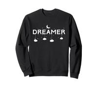 Dreamer Dream Sleep Good Night Sleep Nuages Lune Ciel Étoile Sweatshirt