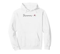 Dreamer Heart Cute Handwritten Typographie Cadeau Sweat à Capuche