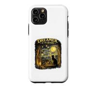 Dreamer of The Stars Chat Noir inspiré de Van Gogh Night Art Coque pour iPhone 11 Pro