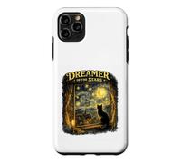 Dreamer of The Stars Chat Noir inspiré de Van Gogh Night Art Coque pour iPhone 11 Pro Max