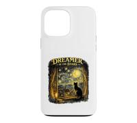 Dreamer of The Stars Chat Noir inspiré de Van Gogh Night Art Coque pour iPhone 13 Pro Max