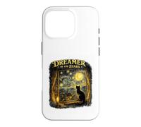Dreamer of The Stars Chat Noir inspiré de Van Gogh Night Art Coque pour iPhone 16 Pro
