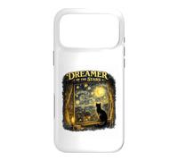 Dreamer of The Stars Chat Noir inspiré de Van Gogh Night Art Coque pour iPhone 17 Pro Max