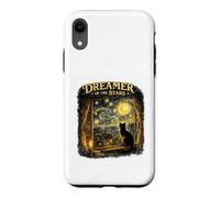 Dreamer of The Stars Chat Noir inspiré de Van Gogh Night Art Coque pour iPhone XR