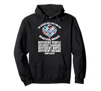 Dreamers Mosaïque avec Citation inspirante Jimmy Carter Sweat à Capuche