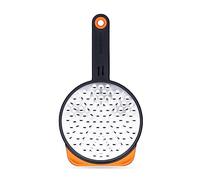 Dreamfarm Ograte Râpe rapide double face pour aliments et légumes avec crochet et pied antidérapants - Râpe grossière de 6 mm, orange
