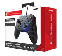 Manette filaire Just For Games dreamGEAR Shadow pour Nintendo Switch/Modèle OLED/PC Noir transparent Noir transparent G