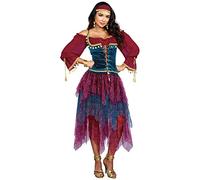 Dreamgirl 10669 Costume de Gitan, pour Femme, Rouge, XL