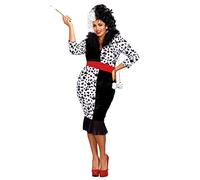 Dreamgirl 10671X Dalmatian Diva, Femme, Noir/Blanc, 3X