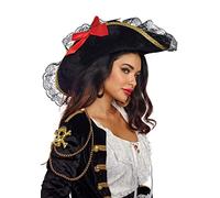 Dreamgirl 10799 Chapeau de Pirate Femelle Costume, Taille Unique
