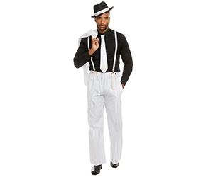 Dreamgirl 8105 Rl8105lg Zoot Suit Riot Costume Blanc Taille L