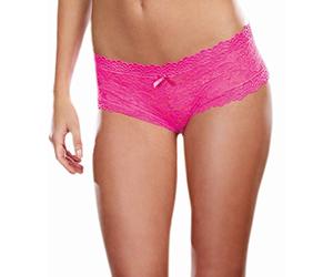 Dreamgirl Shorty Dentelle Rose Taille XL